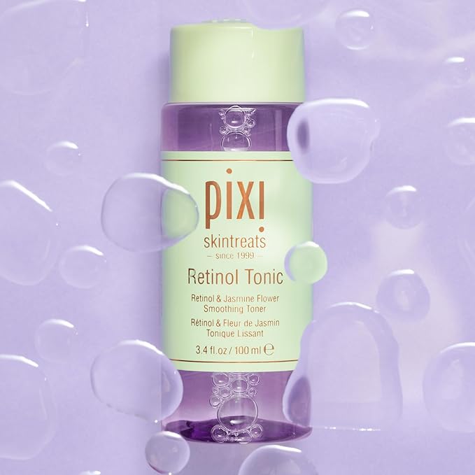 Pixi Retinol Tonic, Smoothing & Firming Facial Toner, Enhanced with Peptides to Boost Collagen Production, Alcohol-Free Daily Rejuvenating Toner, 250 ml / 8.5 fl oz