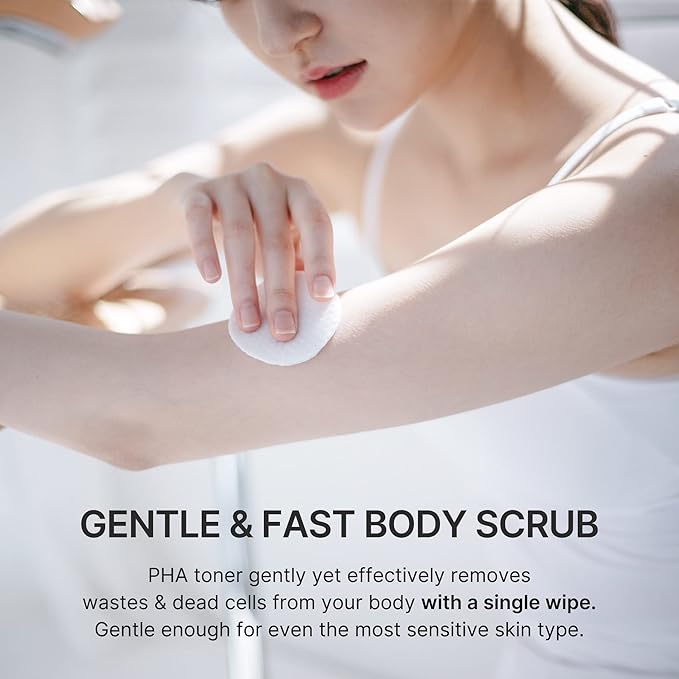celimax ONE STEP Body Brightening Pad 110ml (60 pads) + Ji.Woo.Gae Cica BHA Blemish Toner Pad (60 Pads) Bundle