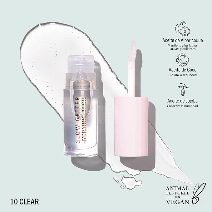 Moira Glow Getter Hydrating Lip Oil (010, Clear)