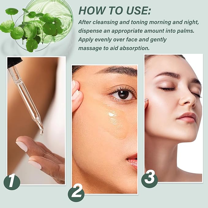 5PCS Centella Face Skin Care Set with Centella Serum,Toner and 3 face masks,Moisturizing Centella Toner Facial Kit,Hydrating Centella Kit Skin Care Gift Set,Nourishing Travel Size Skincare Set