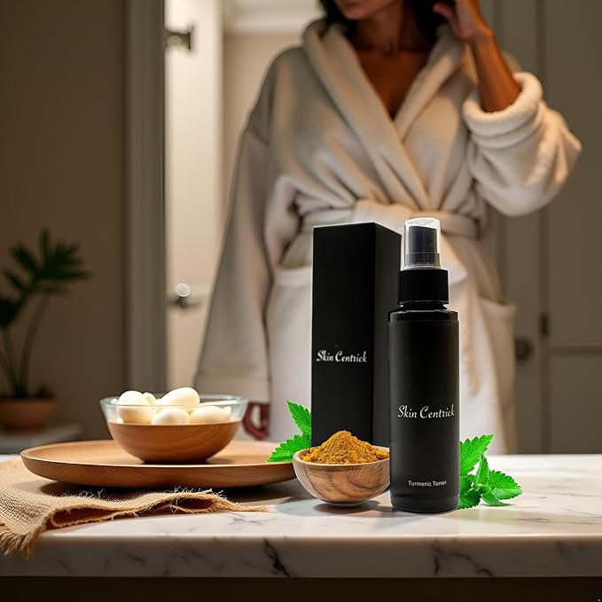 Turmeric Toner, Help heal Skin Problems and Maintain Your PH Levels for Healthier, Glowing Skin.