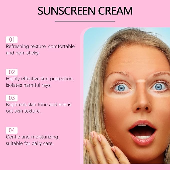 Sunscreen SPF 90, Sunscreen Lotion SPF 90 PA+++ Sun Screen Protector Under Makeup Cream Waterproof Sweat-Proof Moisturizing Skin for Face & Body