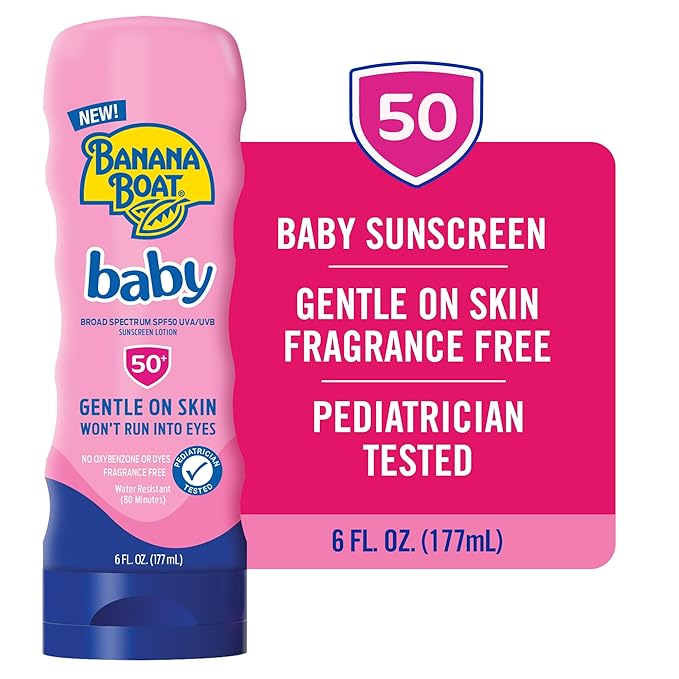 Banana Boat Baby Lotion, SPF60+, 6oz