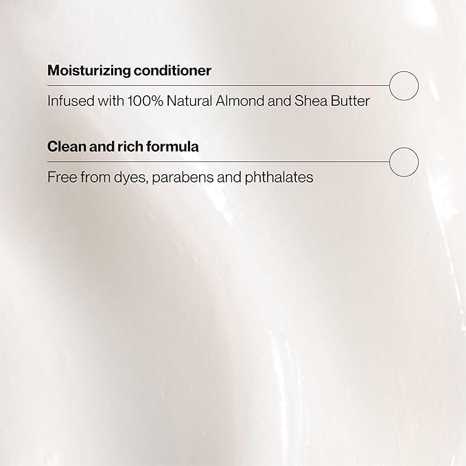 Suave Moisturizing Conditioner with 100% Natural Almond & Shea Butter, Deep Conditioning Care for Dry, Damaged Hair, No Parabens, Phthalates, or Dyes, 4 Pack, 28 FL OZ EA