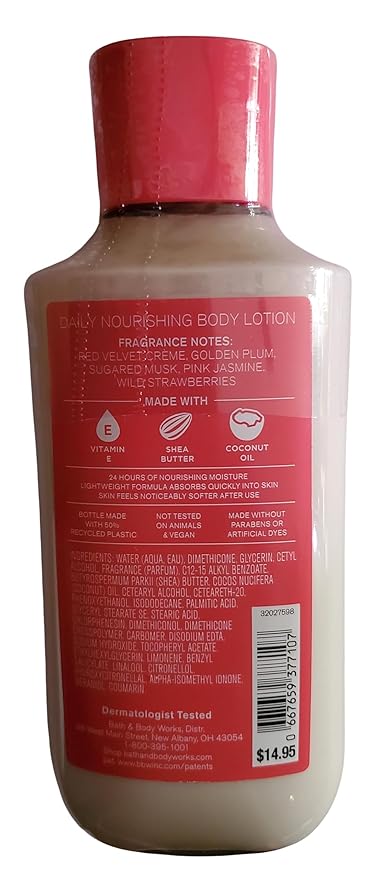 Bundle Pack Bath Body Works VELVET SUGAR Body Lotion, Body Cream & Shower Gel TRIO Pack