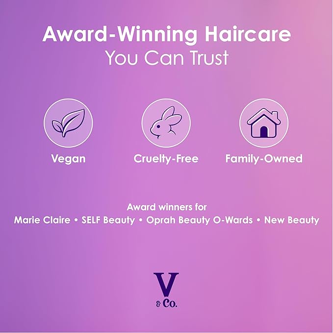 V&Co. Wave Babe Wavy Hair Conditioner – Sulfate Free & Paraben Free Moisturizing Hair Care with Rice Protein & Peptides for Hydration, Frizz Control & Wave Definition – 12 fl oz