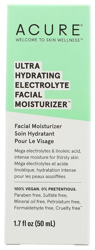 Acure Ultra Hydrating Electrolyte Facial Moisturizer, 1.7 Fz