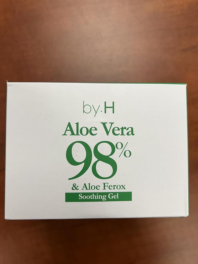 by.H Organic Aloe Vera Gel - Natural Moisturizer for Skin and Hair - Gentle, Non-Greasy Formula, Perfect for DIY Skincare [Made in Korea] (Jar+Pouch)