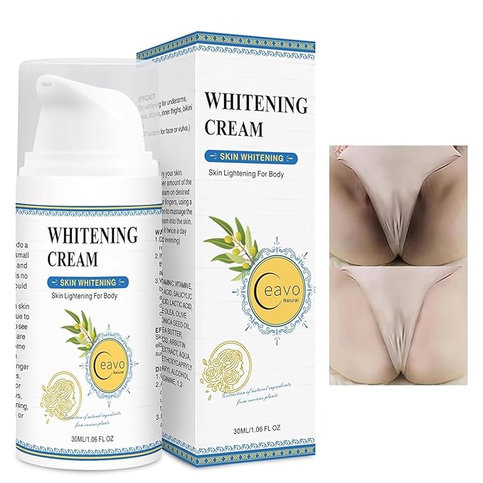 Skin Lightening Cream for Intimate Area with Niacinamide, Arbutin, Tranexamic Acid and Vitamin C, Even Skin Tone for Body, Underarm, Knees, Elbows, Inner Thigh, Bikini Areas Bleaching Whitening Cream