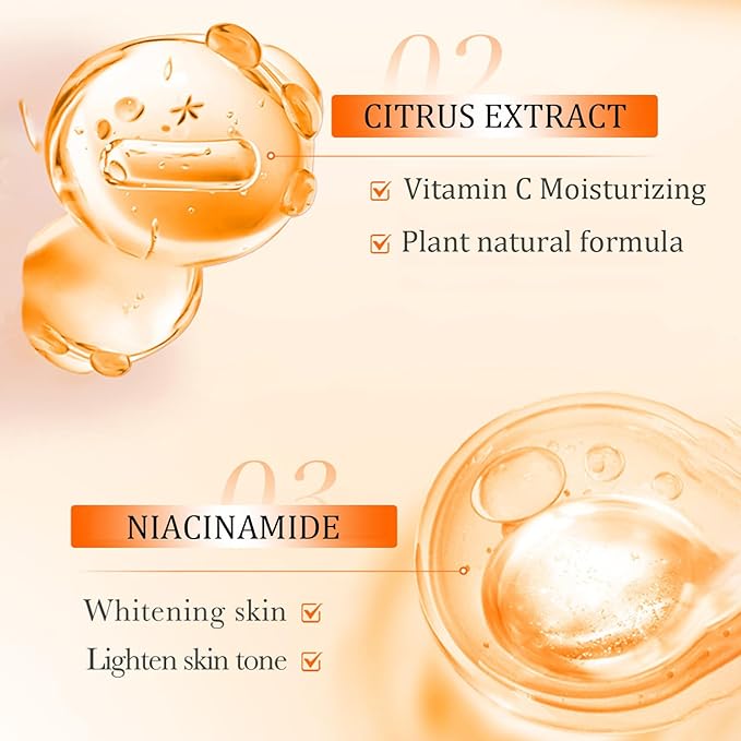 5X Vitamin C & Niacinamide Moisturizer with Hyaluronic Acid - Brightening & Glow Cream for Dark Spots, Hydrating Face Cream 50g, TikTok Favorite Gift for Women