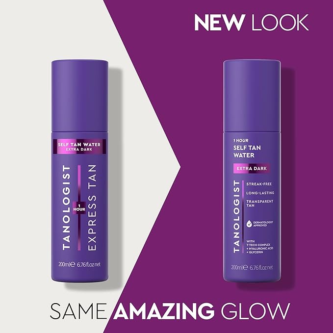 Tanologist Extra Dark Self Tan Mousse, Clear Self-Tanning Mousse, Streak-Free, Natural Glow, No Fake Tan Smell Or Orange Tone, Long Lasting, Clean Ingredients, 6.76 fl. oz/200 ml Bottle