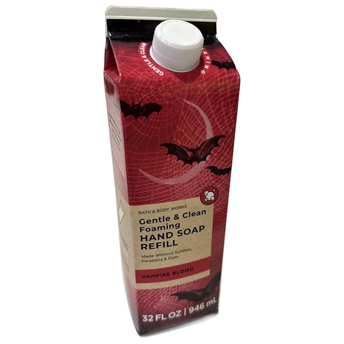 Bath & Body Works Vampire Blood Gentle & Clean Foaming Soap Refill 32 Fluid Ounce