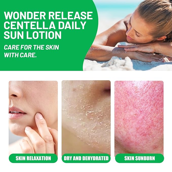 Sunscreen for Face, SPF 50+ Sunscreen, Facial Skin Care Lotion, Water & Sweat Resistant Sun Cream Lightweight and Breathable Sun Cream