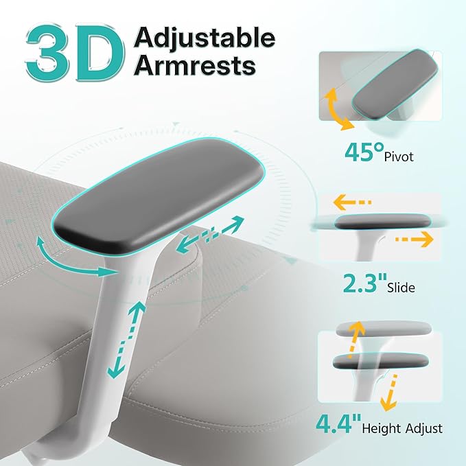 AreShark Criss Cross Office Chair with Armrest Wheels & Stretchable Rotating Footrest, Ergonomic Cross Legged Swivel Chair with Back Support& Adjustable Height for Yoga Kneeling Meditation Home Office