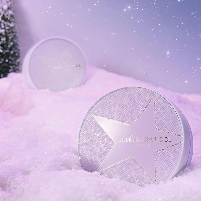JUNG SAEM MOOL Essential Skin Nuder Cushion | Natural Finish, Buildable Coverage Cushion Foundation by Korean Makeup Artist (Nuder Cushion Seoul Edition Special Case)