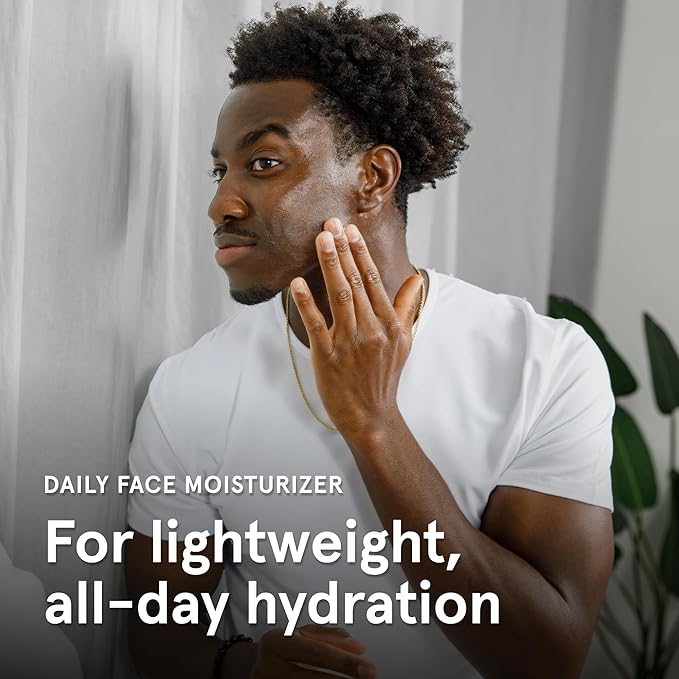 Lumin Daily Face Moisturizer for Men – Lightweight Hydrating Cream with Niacinamide, Men’s Face Lotion for Normal, Combination & Sensitive Skin, Korean Skincare, Smooth & Nourishing, 50ml