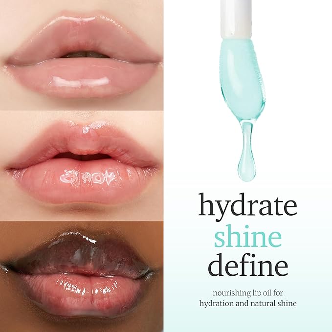NOONI Korean Lip Oil - Applemint | Long-Lasting, Moisturizing, Plumping, Revitalizing for Dry Lips, Waterproof, No Peel Off, Hydrating, Nourishing Crystal Clear Lip Stain, 0.12 FL Oz