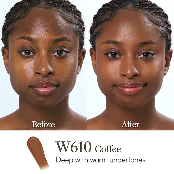 THE FACE SHOP Ink Lasting Liquid Foundation, Full Coverage, 72‑Hour Wear Semi‑Matte Finish, Makeup with Bakuchiol, N710 Espresso, 0.84 Fl. Oz.