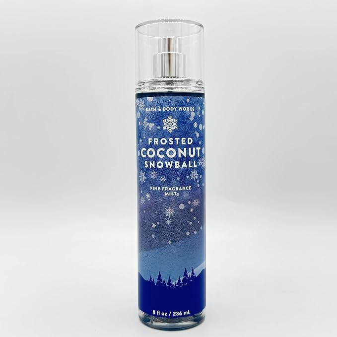 Bath & Body Works Frosted Coconut Snowball 3-Piece Set | Includes: Moisturizing Body Wash, Fine Fragrance Mist and Ultimate Hydration Body Cream