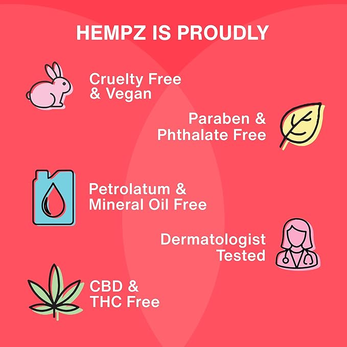 Hempz Cherry Body Lotion, Ultra Hydrating Daily Moisturizer, Self Care for Dry Skin and Hands, Dark Red Cherries, 17 oz.