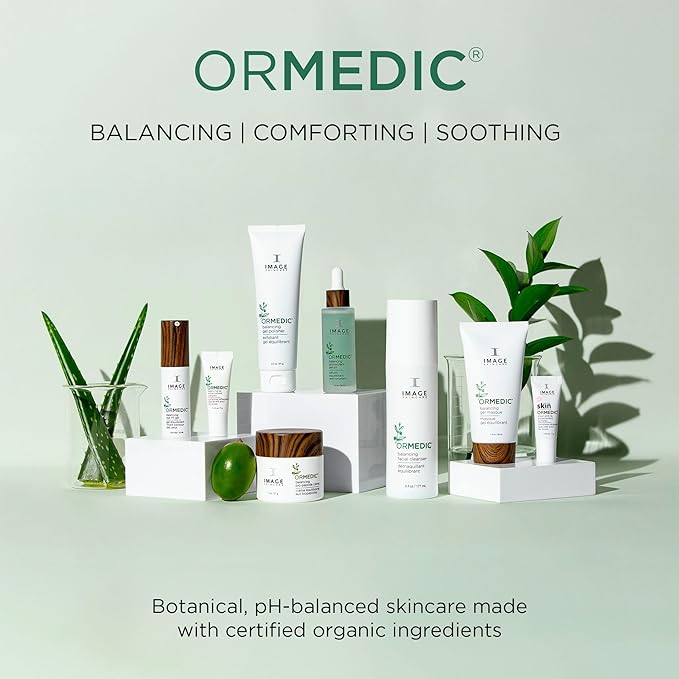 IMAGE Skincare,ORMEDIC pH Balancing Facial Cleanser,Hydrating and Mild Foaming Face Wash with Aloe Vera,6 fl oz,(Pack of 2)