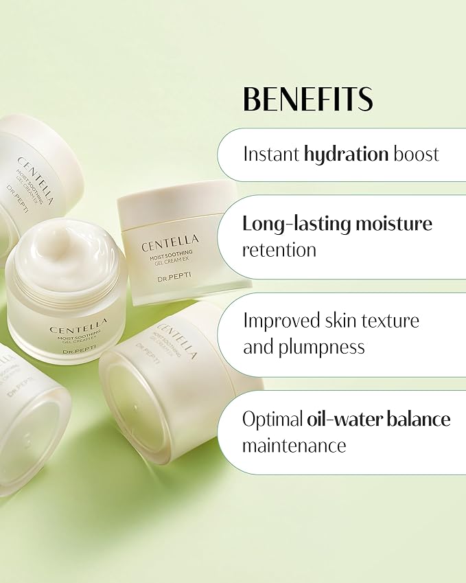 DR.PEPTI Centella Toner EX + dr.pepti Centella Moist Soothing Gel Cream EX Bundle