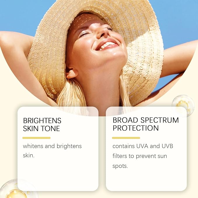 Vitamin C Glow Sunscreen SPF 50+ PA++++ Broad Spectrum | Lightweight Daily Face Sunscreen with Turmeric Extract | No White Cast, Non-Greasy Formula | Moisturizing, Vegan & Reef Safe (3)