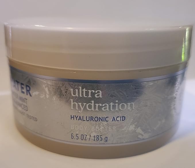 Bath and Body Works Water Winter Mint Whipped Body Butter
