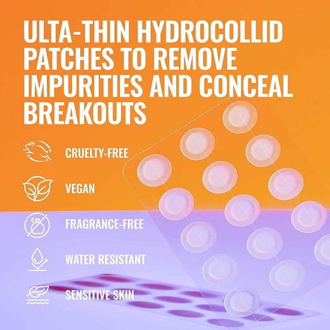 Good Molecules Pimple Patches for Face, 100 Pack – Ultra-Thin Hydrocolloid Acne & Zit Patches, Invisible Under Makeup, Clinically Tested Acne Spot Treatment