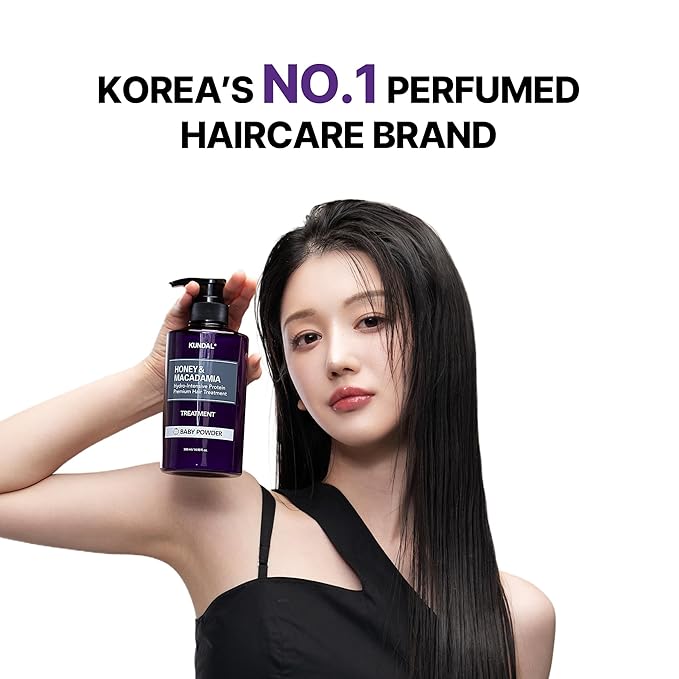 KUNDAL Korean Shampoo and Conditioner Set [Blackberry Bay] Salon-quality, Long Lasting Scent, Moisturizing, Sulfate-Free, Argan & Macadamia Oil, Korean Hair care, 16.9 fl oz each