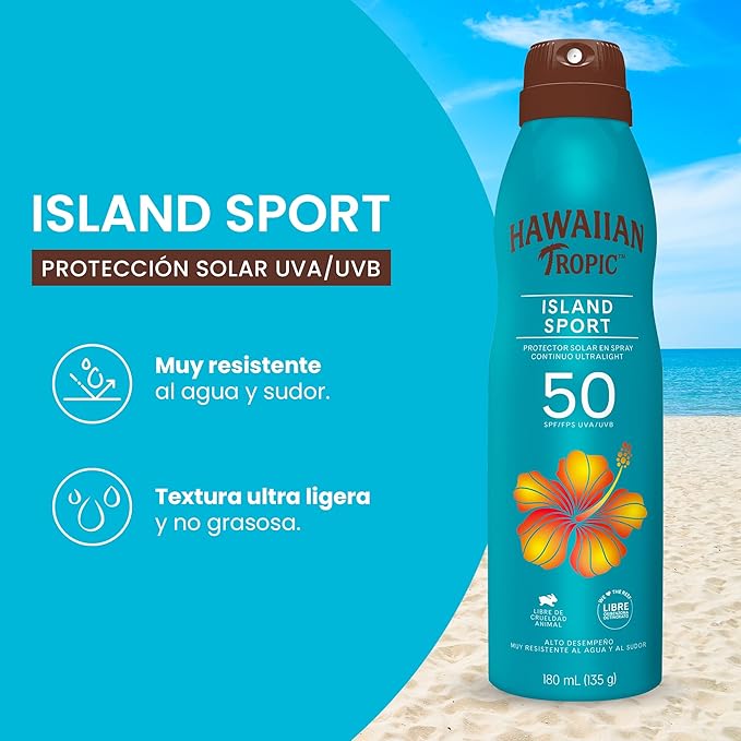 Hawaiian Tropic Island Sport Spf50, 170 g