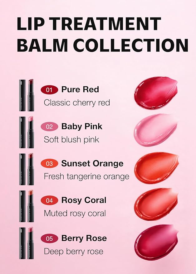 ISOI Bulgarian Rose Lip Treatment Balm (Berry Rose) – Hydrating & Tinted Lip Balm for Dry Lips, Korean Skincare (0.18 oz, 5g)