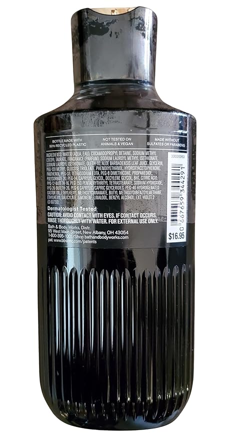 Bath & Body Works Mens Glory 3-in-1 Hair, Face & Body Wash 10 Ounce