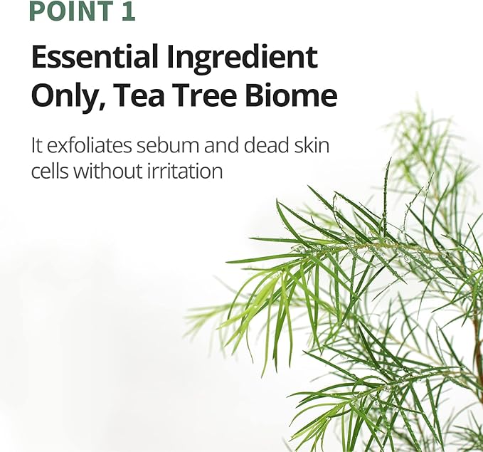 FARMSTAY Tea Tree Biome Calming Toner Pad - Gentle Exfoliating Daily Face Toner Pad, Exfoliation with PHA, 140ml / 70 Pads