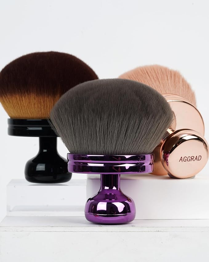 Blend & Blur Extra Large Body Makeup Brush for Self Tanner Tanning Lotion Sunscreen Applicator for Back Leg Makeup, Kabuki Foundation Brush for Liquid Cream Bronzer Brush for Cheeks Face Blush Brush