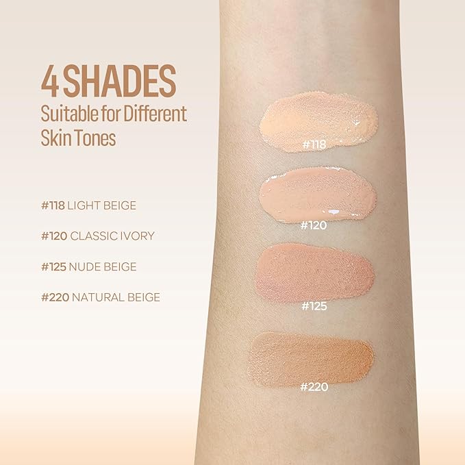 Skin Tint with SPF 40,24HR Tinted Mineral Sunscreen Serum with Zinc Oxide,Multi-use Tinted SPF Serum Foundation,Long Lasting Full Coverage Buildable Foundation-Nude Beige, 1 Fl Oz
