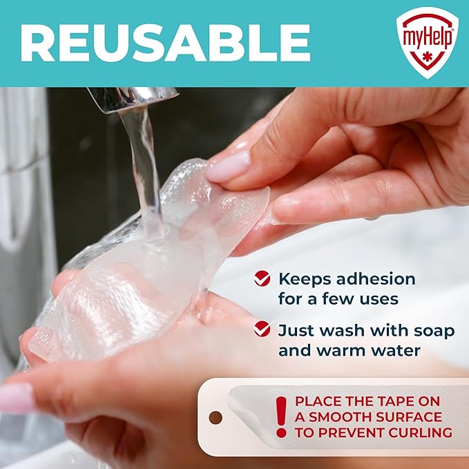 Medical Grade Silicone Scar Sheets - Transparent - 4pk (5.7”x1.6”) - Visible Difference on Surgical & Keloid Scars - Reusable C-Section Scar Silicone Strips - Easy to Use Silicone Sheets for Scars