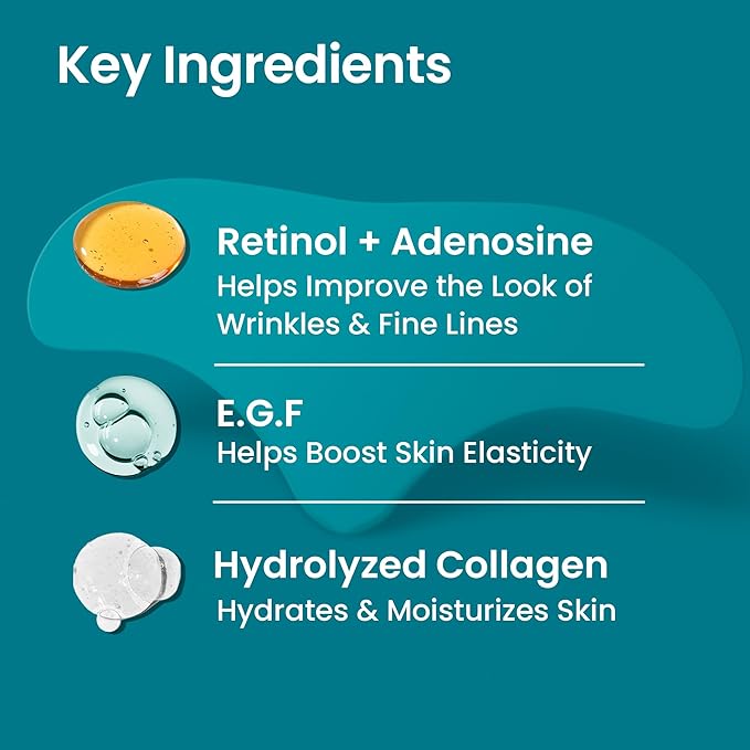 Advanced Wrinkle Patches 20ct Smile Line, Frown Line Wrinkle Patches for Facial Korean Skin Care Face Wrinkle Tape Invisible Overnight with Retinol & Collagen (Large (Forehead))