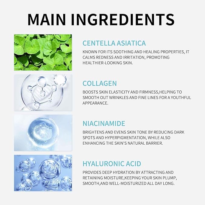 Youthful Moisturizing Cream, Moisturizing Cream with Hyaluronic Acid, Niacinamide, Youth Formula, Barrier Protection Centella Asiatica Extract for Women Face moisturizer 1PCS