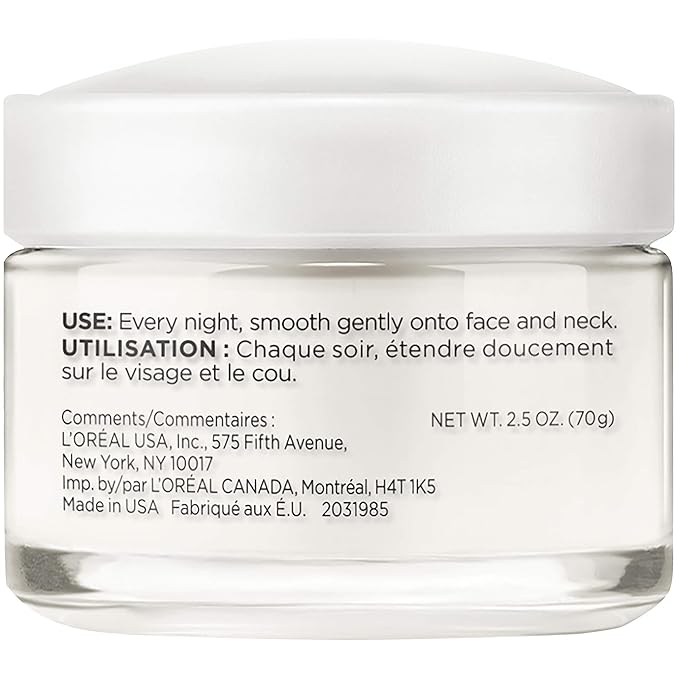 L'Oreal Paris Skin Care Age Perfect Night Cream, Anti-Aging Face Moisturizer With Soy Seed Proteins, 2.5 Oz