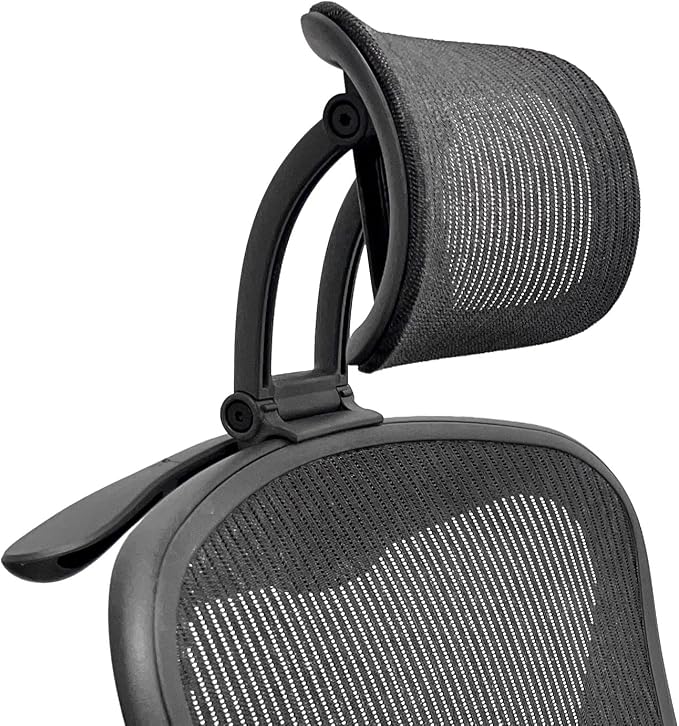 Headrest Attachment Compatible with Herman Miller Aeron Fully Adjustable Height & Tilt, Removable Coat Hanger Available Color for Classic.
