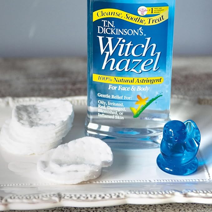 Dickinson's Witch Hazel All Natural Astringent 8 oz (Pack of 4)