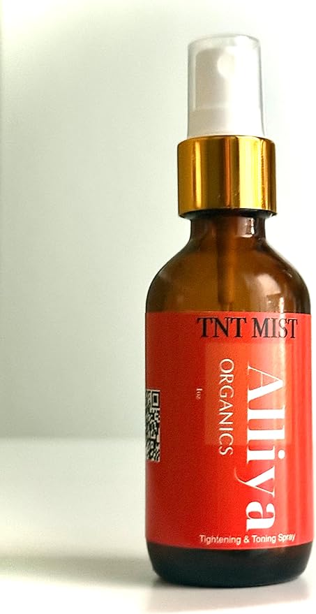 TNT Mist Organic Tightening & Toning Facial Spray, Hydrating Skin Toner, Calming and Rejuvenating Formula