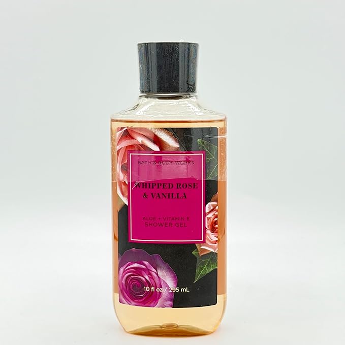 Bath & Body Works Whipped Rose & Vanilla 3-Piece Gift Set | Includes: Fine Fragrance Mist, Body Wash and Ultimate Hydration Body Cream
