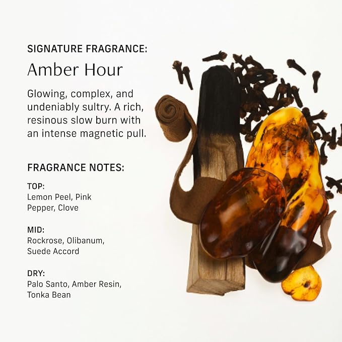 CYKLAR Perfume Oil for Skin – Amber Hour Scent – Rich & Spicy Perfume Fragrance with Palo Santo & Tonka Bean Notes – Travel-Friendly 30ml