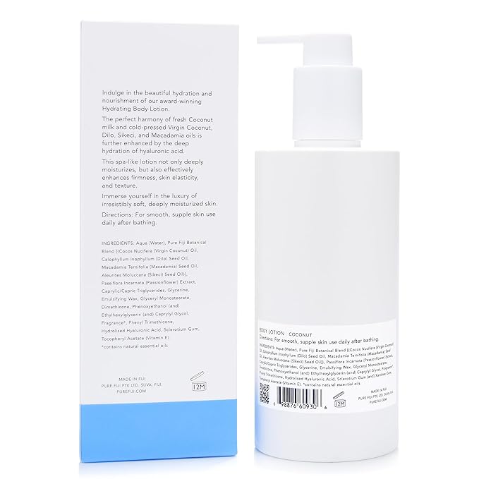 PURE FIJI Hydrating Body Lotion, Coconut (10.14 Fl.Oz /300ml)