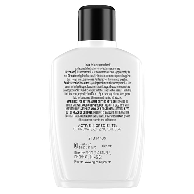 Olay Complete Lotion Moisturizer with SPF 15 Sensitive, 6.0 oz each, 2-pack