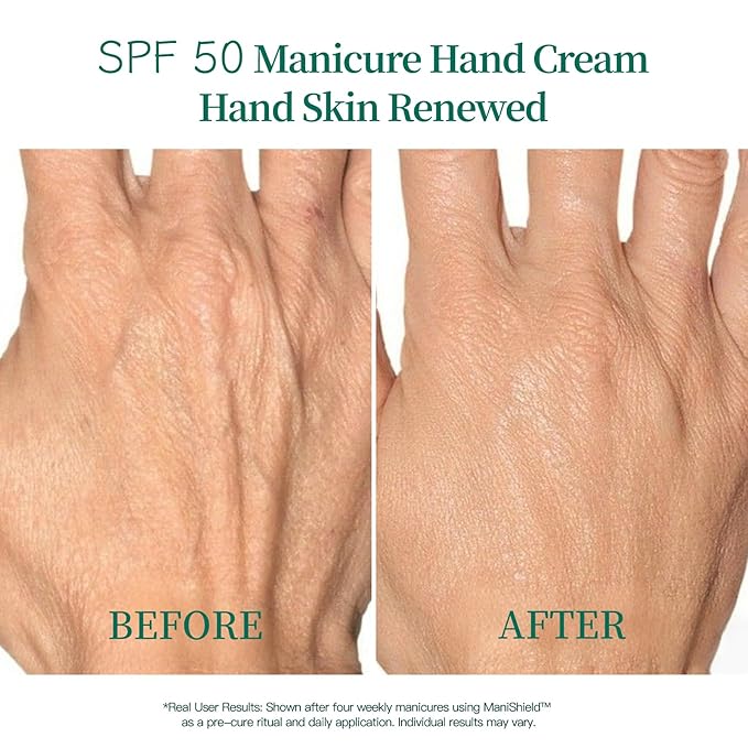 APUREE U V Nail Lamp Hand Screen: Hand Sunscreen SPF 50+/PA++++| UV Lights Protection Cream| Fragrance-Free & Hypoallergic Formula| For Nail Salon Home Use| Vegan & Cruelty Free| Deep Hydrate Moisture