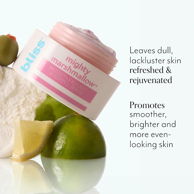 Bliss Disappearing Act Toner + Mighty Marshmallow Mask | Pore Minimizing & Radiance-Boosting Duo