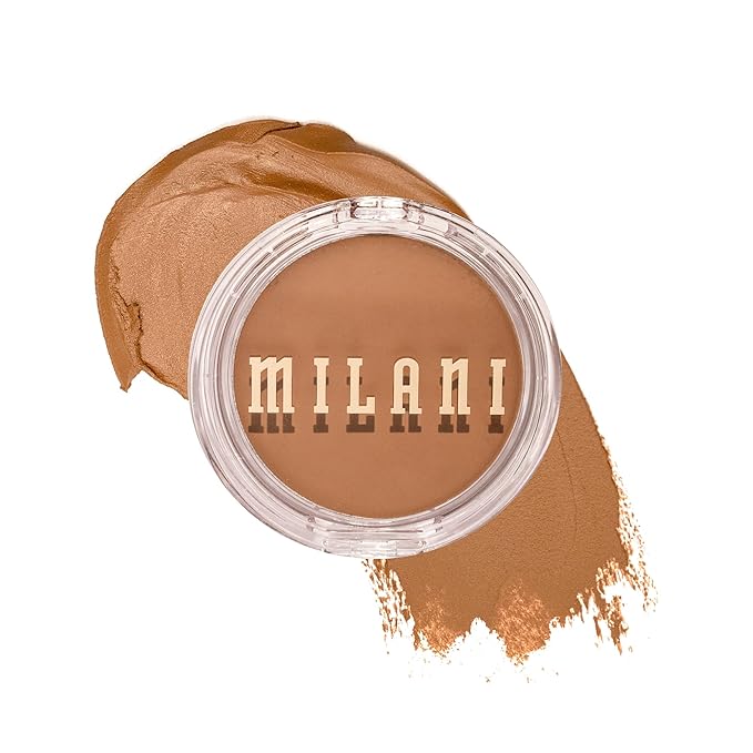 Milani Cheek Kiss Cream Bronzer, 120 - Spilling Tea, Vegan & Cruelty-Free, Made in Korea, Lightweight Glow, Soft Matte Finish